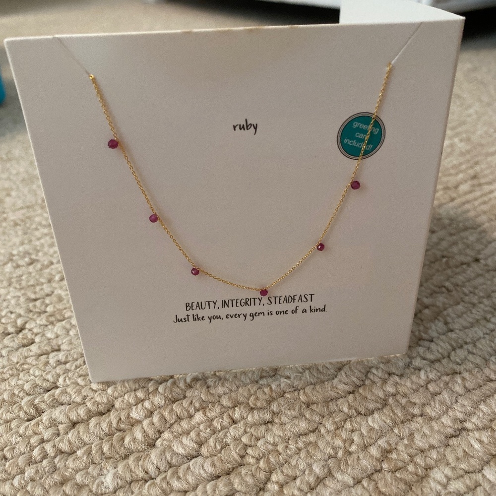 Ruby necklace